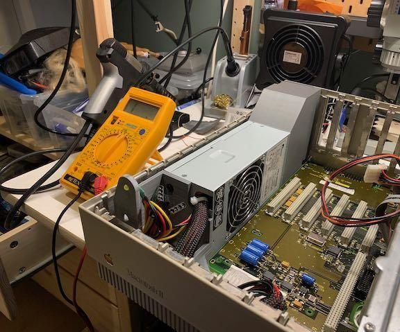 Macintosh II(fx) Modern Power Supply Replacement