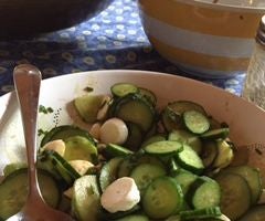 Garden Cucumber Salad