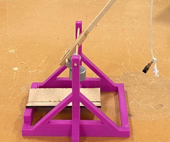 3D Designed Trebuchet