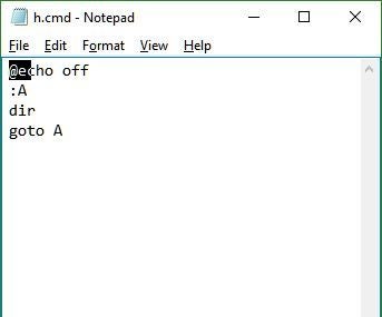 My First Batch File