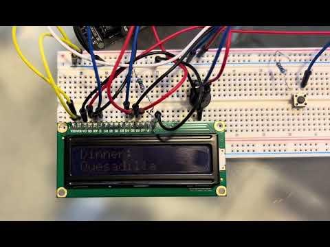 Beginner Friendly: What's for Dinner Arduino Project. Includes Code