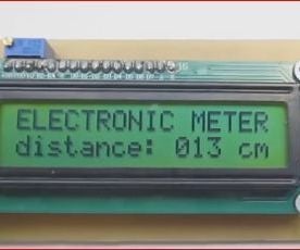 How to Make Simple Electronic Meter (supersonic Sensor SRF05)