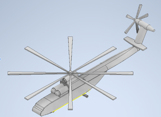 Making an MIL-MI 26 in Inventor