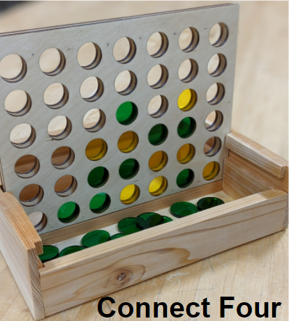 DIY Wood & Acrylic Travel Size Connect Four