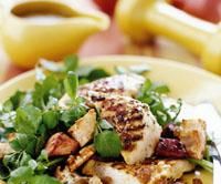 Grilled Chicken, Canadian Bacon Salad