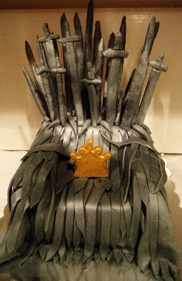 Game of Thrones: Iron Throne Cake