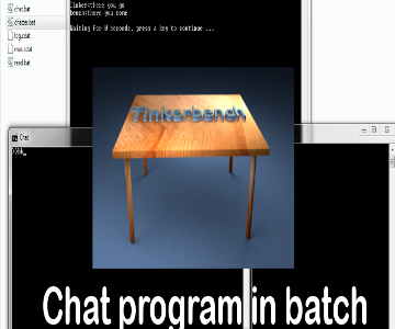 Simple Chat Program in Batch