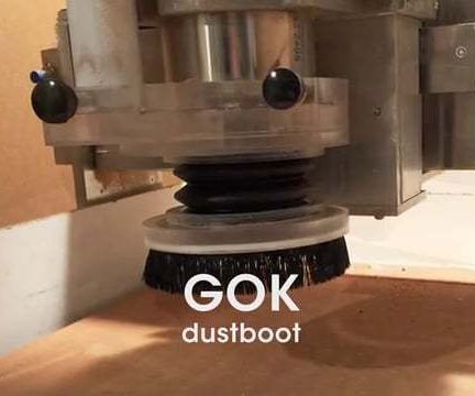 Self Adjusting CNC Dust Boot