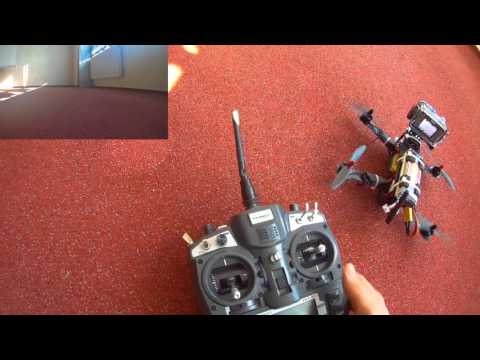 250 Class FPV Quad Indoor Maiden Flight with the Git2