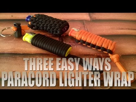 3 Easy Ways to Paracord Wrap Your Lighter