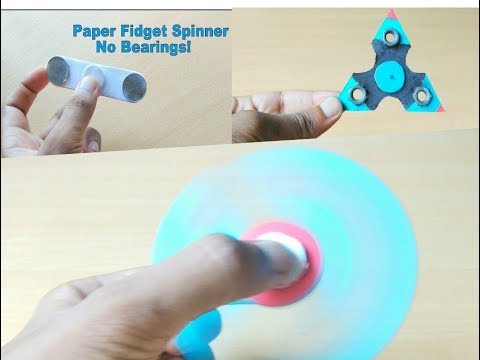 3 Simple Ways To Make Fidget Spinner At Home Without Bearings