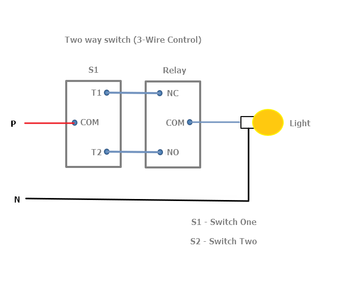 3 Two way switch with 1CH Relay.png