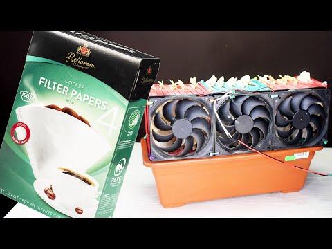 3D Printed Coffee Filter Air Cooler