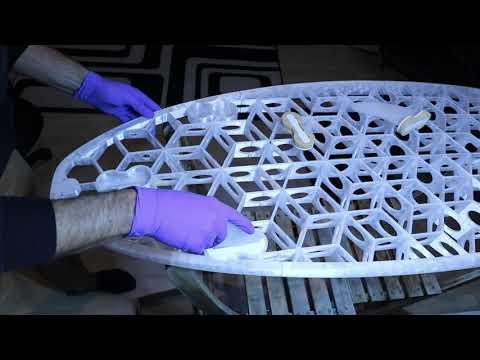 3D Printed LED Surfboard