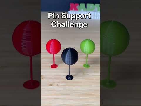 3D Printing Pin Support Challenge - Voron (Tiny M) - Lynx Filament #Shorts