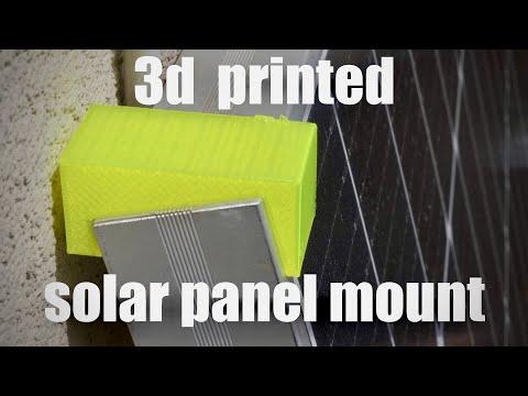 3d printed solar panel mount