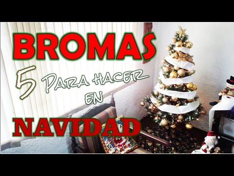 5 bromas f&amp;aacute;ciles para hacer en Navidad