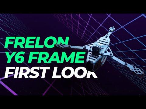 6 MOTORS in a Drone?! | A Quick Look At The Frelon Y6 Frame