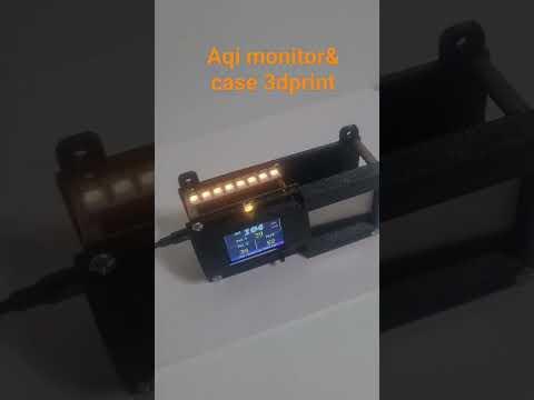 AQI monitor &amp; case 3dprint rp2040#aqi #pm25 #gadget #diy #shortvideo #subscribe #trending