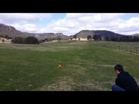 Alpha III Model Rocket Test Launch