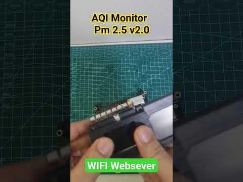 Aqi Monitor Pm2.5 V2.0 Webserver #viral #diy #rp2040