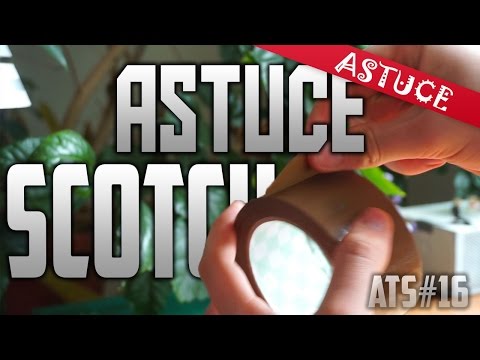 Astuce trouver le bout d'un rouleau de ruban adh&amp;eacute;sif -- ATS #16