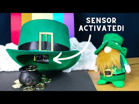 Automatic Leprechaun Trap w/ Distance Sensor Technology from Brown Dog Gadgets