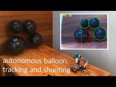 Autonomous Balloon Detecting, Tracking and Shooting