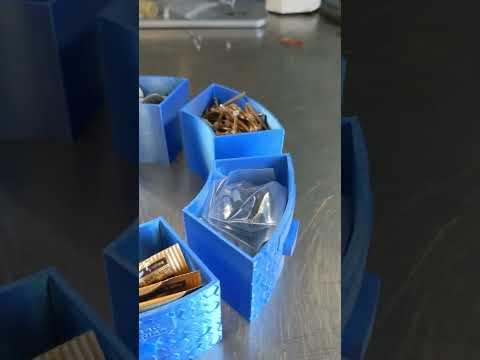 Awesome 3D Printed Storage System Using Old Filament Spools