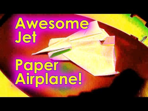 Awesome Jet Paper Airplane!