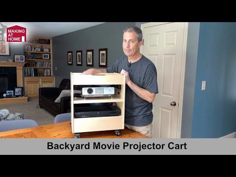 Backyard Movie Projector Cart