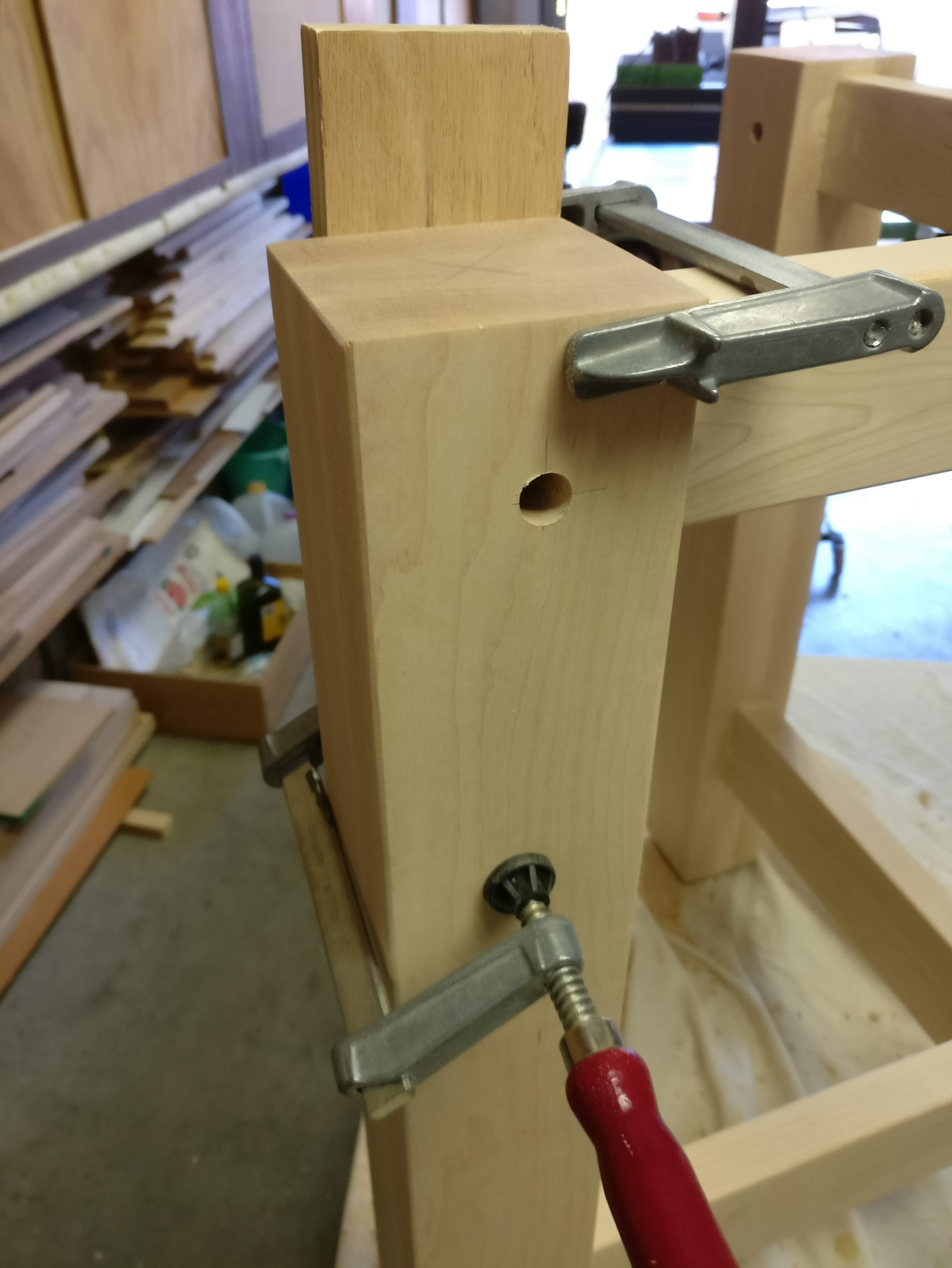 Base - Drilling the Dowel Holes.jpg