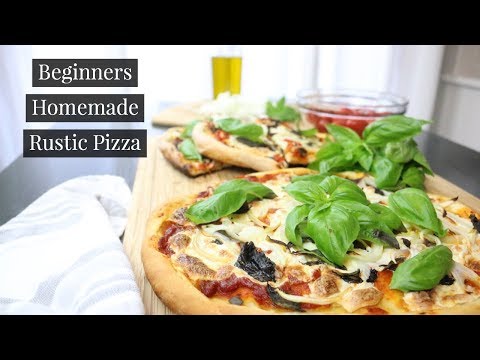 Beginners Homemade Rustic Pizza