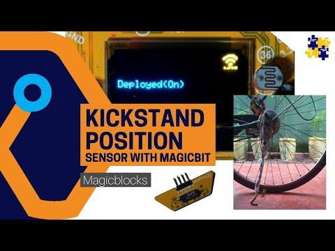 Bicycle Kickstand Position from Magicbit [Magicblocks]