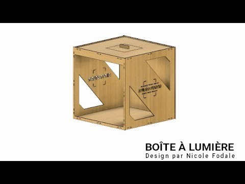 Bo&amp;icirc;te &amp;agrave; lumi&amp;egrave;re - D&amp;eacute;coupe laser