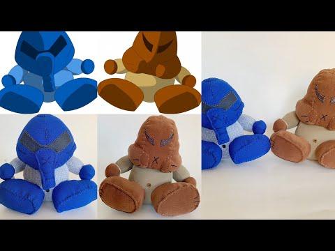 Build-A-Bionicle Mini MNOG Plush Dolls- Hewkii &amp; Macku