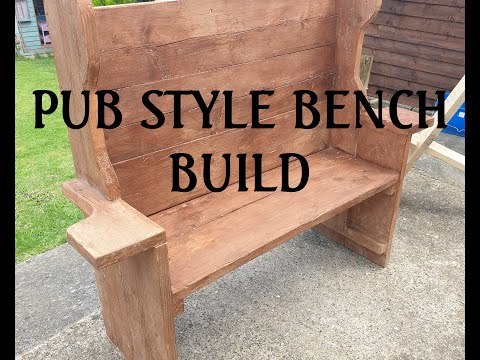 Building a Bench for the Garden