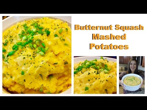 Butternut Squash Mashed Potatoes | Cait Straight Up