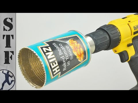 Can You Drill a Hole With a Tin Can?