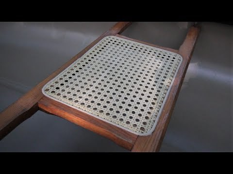 Cane Webbing Canoe Seat Repair DIY How To