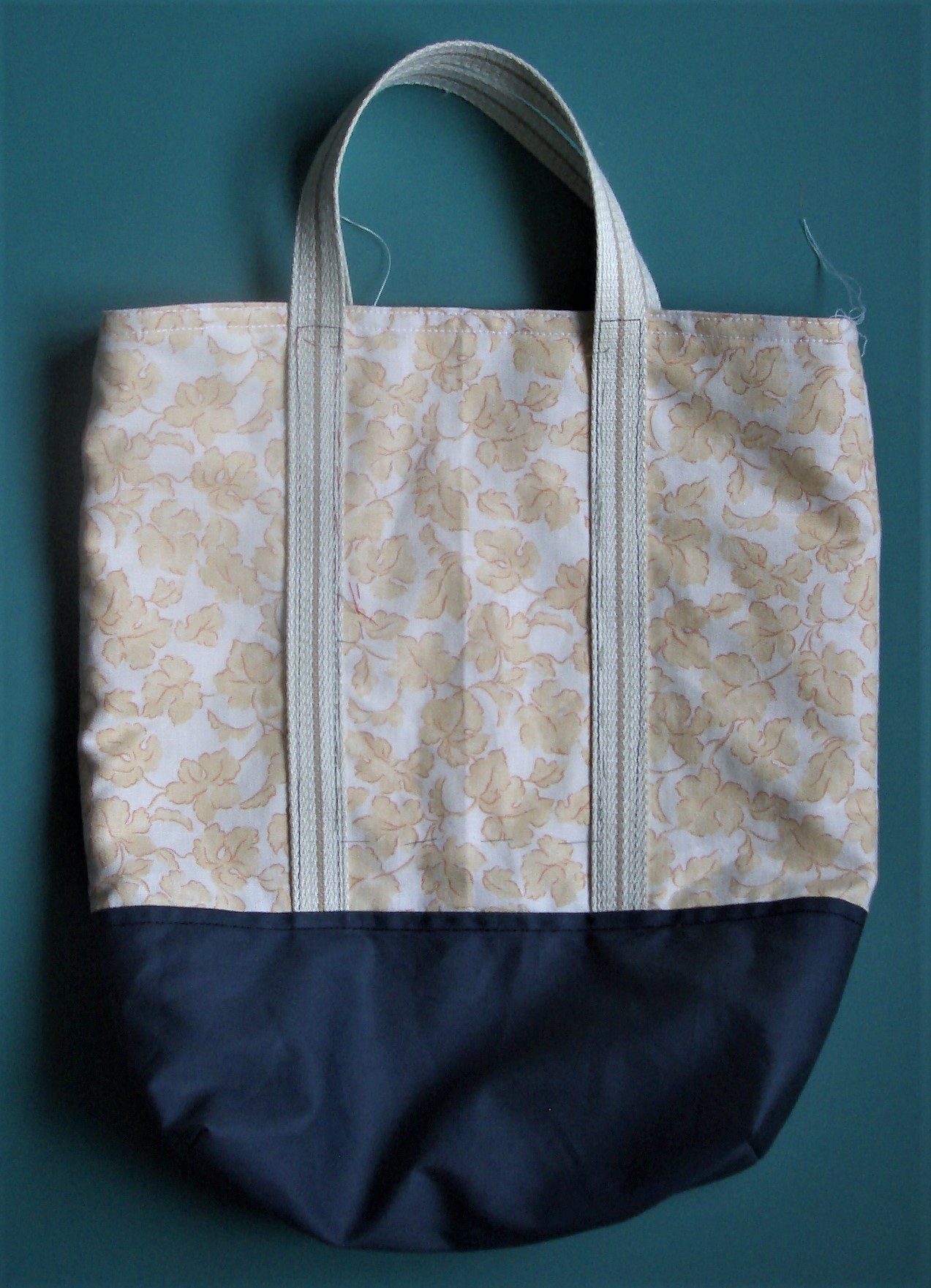 Canvas bag nearly finished.JPG