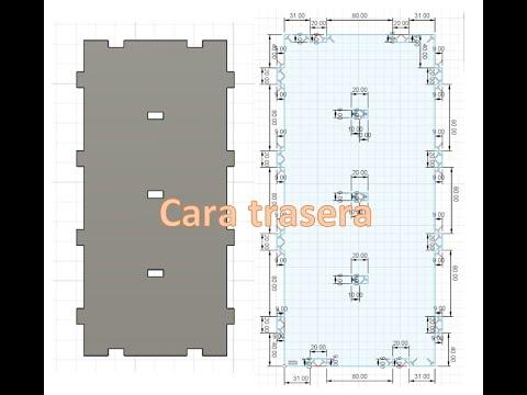 Cara trasera - Repostero / Fusion 360