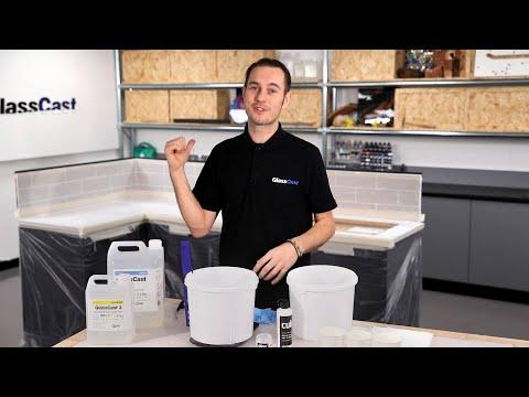 Complete DIY Guide to Decorative Resin Worktops using GlassCast Epoxy Countertop Kits