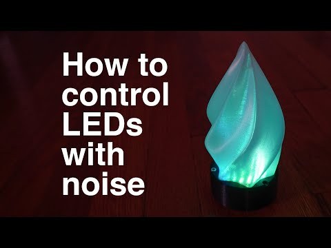 Control LEDs with noise