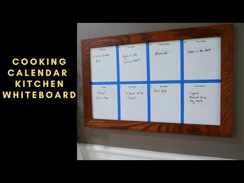 Cooking Calendar Kitchen Whiteboard