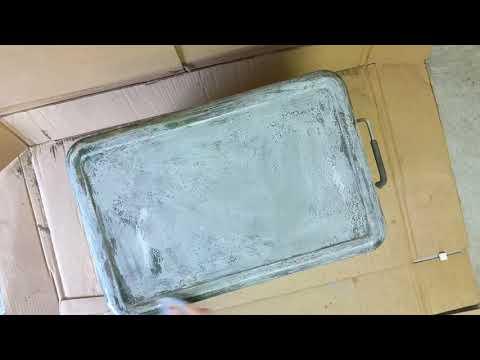 Cooler Restoration - 06 - Bondo Filler in all the metal gaps