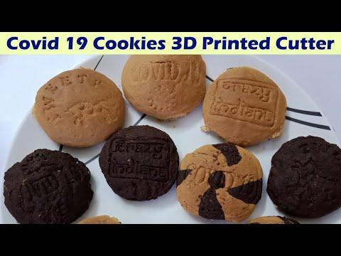 Covid 19 Cookies 3D printed Cookie cutter