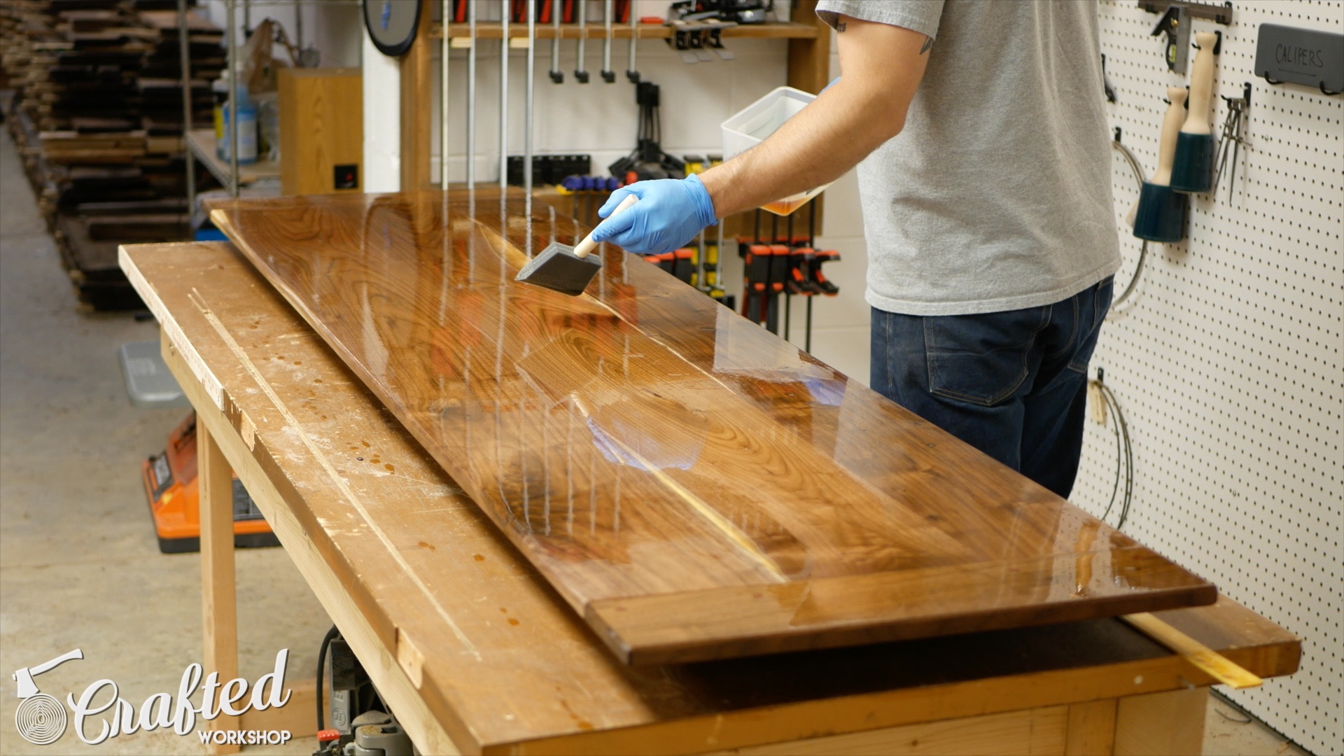 Crafted Workshop Walnut and Steel Conference Dining Table 15.jpg