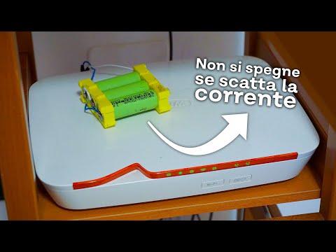 Creiamo una BATTERIA DI EMERGENZA (UPS) per il MODEM cos&igrave;che non si spenga quando scatta la corrente