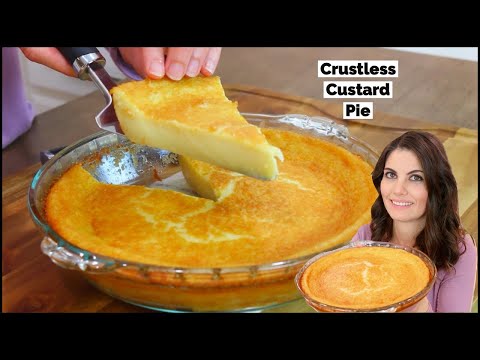 Crustless Custard Pie Recipe | How To Make a Crustless Pie